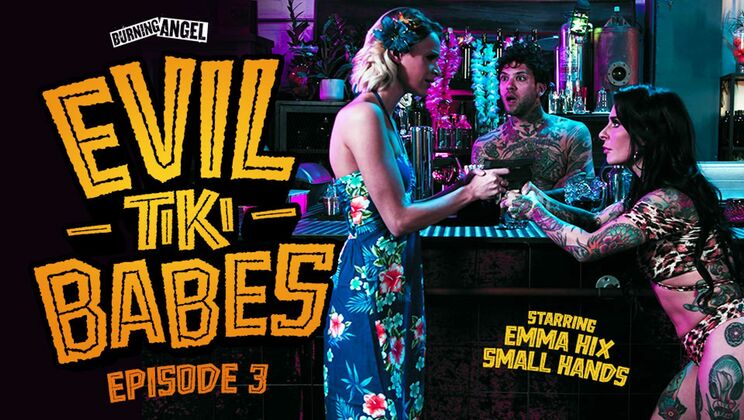 [BurningAngel] - Episode 3: Blonde Tiki Babes Go Wild - Emma Hix - Small Hands