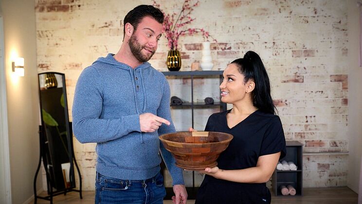 [NuruMassage] - The Handjob Haven - Seth Gamble - Gabi Paltrova