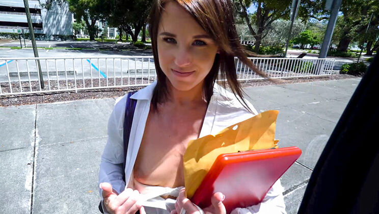 [BangBus] - Tony Rubino's Dirty Amateur Fuck - Tony Rubino - Riley Jacobs