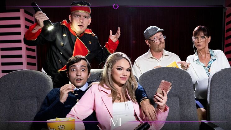 [ModernDaySins] - Natural Tits Blonde Sucks and Rides in Public Spot