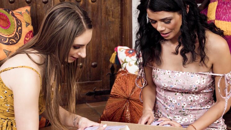 [WebYoung] - Tattooed Girl's First Sex - Penelope Kay - Harley Haze