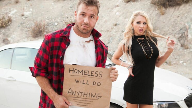 [PrettyDirty] - Blonde Bombshell Saves The Homeless - Alix Lynx - Chad White
