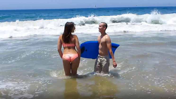 [TeamSkeetXSeries] - James Bang and Blair: Fucking on a Sunny California Beach - Blair Williams - James Bang