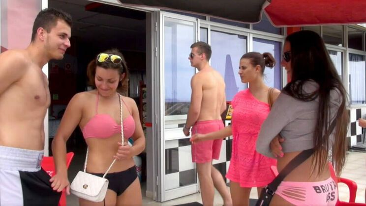 [SummerSinners] - Car Blowjob with a Brunette Teen