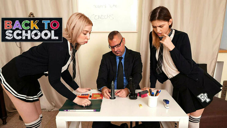 [ClubSweethearts] - Blowjob and Facial for the Teacher - Leo Casanova - Kira Viburn - Funky Town