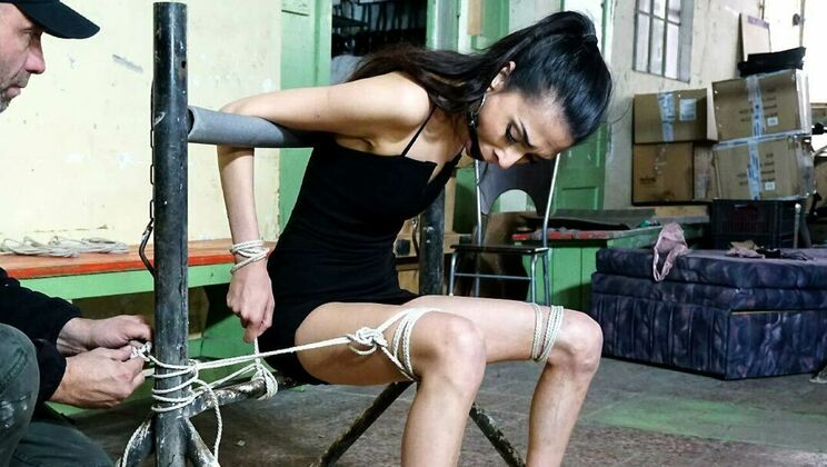 [Submissed] - Shaved Brunette Enjoys BDSM with Magic Wand - Ashley Ocean