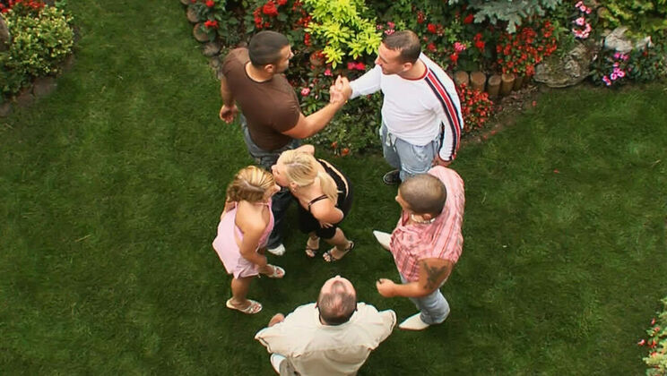 [GroupSexGames] - Group Sex with 2 Guys and a Blonde - Yasmine Gold - Debbie White