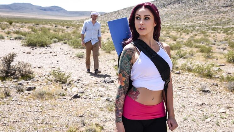 [Brazzers] - Outdoor Voyeur Sex with a Tattooed MILF - Monique Alexander - Preston Parker