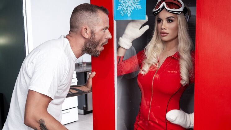 [Brazzers] - Blonde Cheater Gets Facial on Birthday - Victoria June - Scott Nails