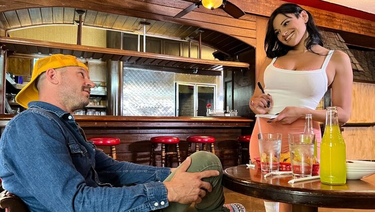 [BigNaturals] - Sex in Car with Big Tits Brunette