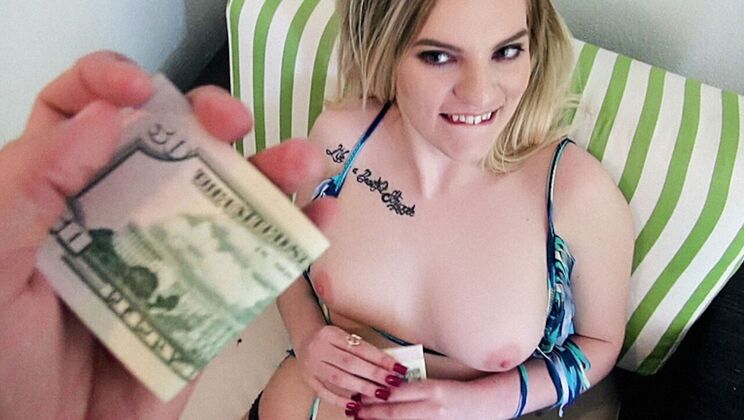 [StreetBlowJobs] - Amateur Blonde Fucks on Beach - Tyler Steel - Crystal Young