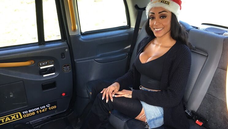 [FakeTaxi] - Wet and Wild with Petite Ebony and Big Tits