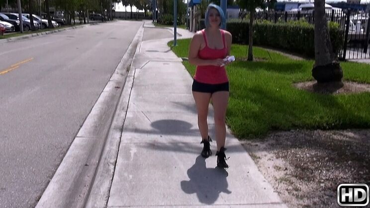 [StreetBlowJobs] - Tall Girls Gone Wild - Ava Steel - Bruno Dickens