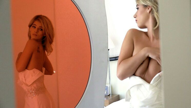 Athletic Bridesmaid's Reverse Cowgirl