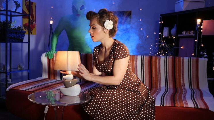 Halloween Pussy Licking Session with Mom