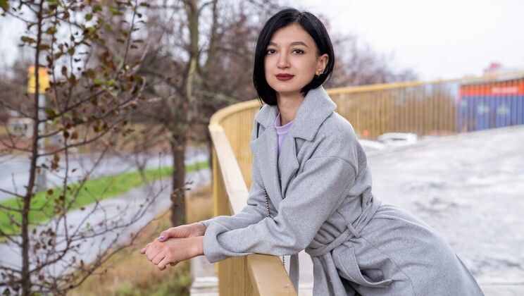 [PublicAgent] - POV Fucking of a Russian Brunette