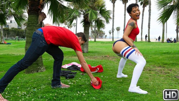 [RKPrime] - Brunette Twerker Takes Big Cock - Honey Gold - Brad Knight