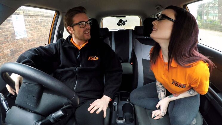 [FakeDrivingSchool] - American Petite Teen's Creampie and Anal Experience - Ryan Ryder