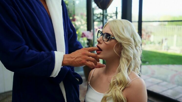 [IKnowThatGirl] - Shaved Blonde Gets Fucked in Doggystyle Interview - Xander Corvus - Nella Jones