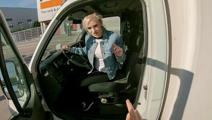 [StrandedTeens] - Moving Truck Sex in Public - Erik Everhard - Rossella Visconti