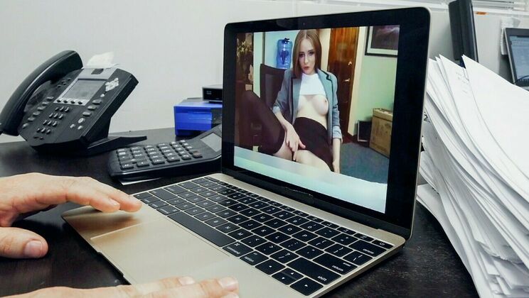 [PervsOnPatrol] - Echo's Sexy Secretary Gets Caught on Cam - Robby Echo - Ava Hardy