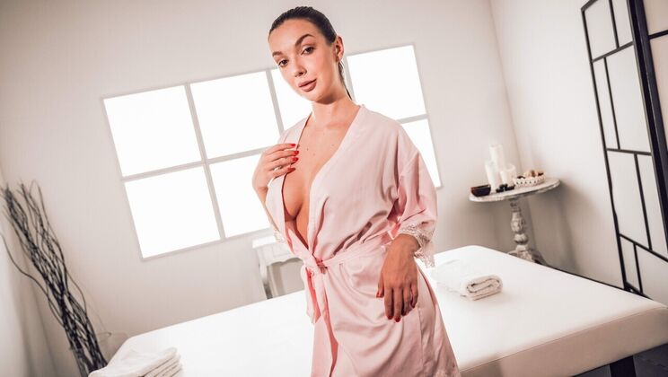 [MassageRooms] - Massage Leads to Cum on Czech Tits - Sam Bourne - Lady Gang