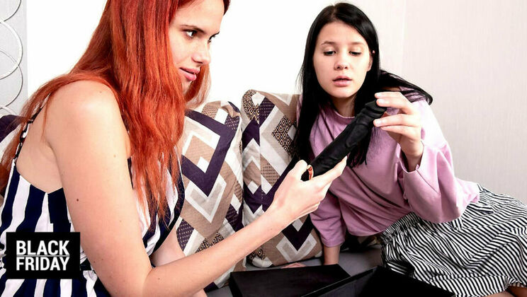 [ClubSweethearts] - European Teen Lesbians with Small Tits Unboxing - Angel Rai - Viola Weber