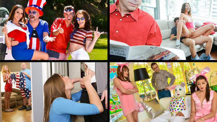 [TeamSkeetSelects] - Best of Step Family Strokes 2 - Vanessa Cage - Izzy Bell - Ella Knox - Aaliyah Love