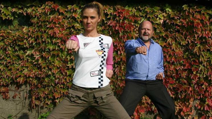 [Oldje] - Blonde Teen Rodica Gets Fucked Outdoor