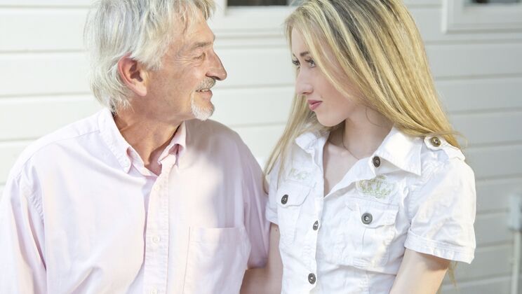 [Oldje] - Blonde Teen Olivier and Nurse Vladlena Massage Fun