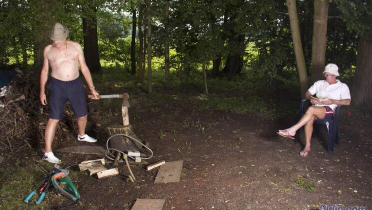 [Oldje] - Spanking and Blowjob for the Young and Wild - Alessandra Jane - David