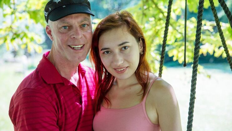 [Oldje] - Jerome and Angie Elif in Outdoor Sex - Angie Elif - Jerome