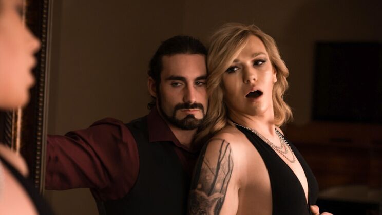 [TransSensual] - Rough and Ready: TS Blondes Scene 3 - Jaxton Wheeler - Aspen Brooks