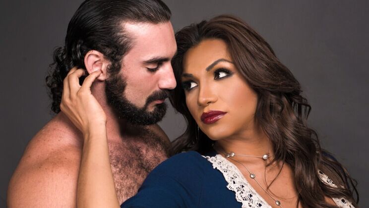 [TransSensual] - Blowjob and Face Sitting with Shemale - Jessy Dubai - Jaxton Wheeler