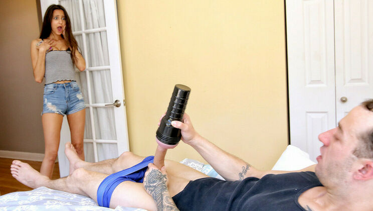 Eliza Ibarra's Steamy Encounter with Stepbro's Huge Penis