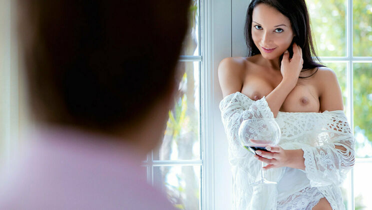 [SexArt] - Red Wine Blowjob Scene - Francys Belle - Ryan Ryder