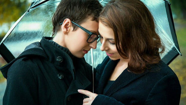 [SexArt] - Short Haired Lesbians Enjoying Natural Tits