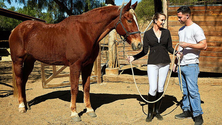 [MyFriend'sHotMom] - MILF Brett Rossi and Seth Gamble in Ass Licking Action