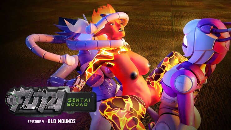 [F.U.T.A.SentaiSquad] - Futa Warriors Get Cum Covered Outdoors - Martin Spell - Eliz Benson - Lina Shisuta - Dorien Falaise - Tim Monster Cock