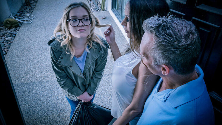 [FosterTapes] - Small Tits, Big Lesson: No Theft - Marcus London - Mckenzie Lee - Katie Kush