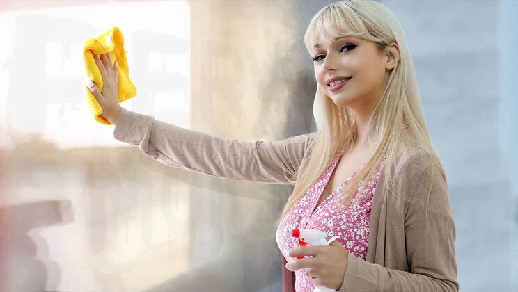 [PervMom] - Cowgirl Cumshot in the Bathroom