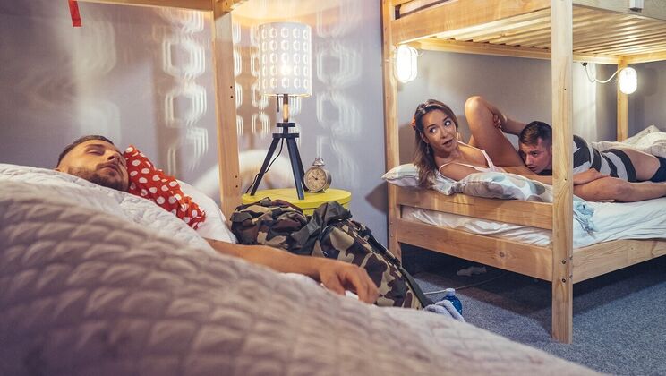 [FakeHostel] - Tattooed Threesome Gets Down