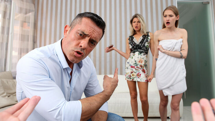 [FamilySwap] - POV Perfection: Blonde Babes Take Turns