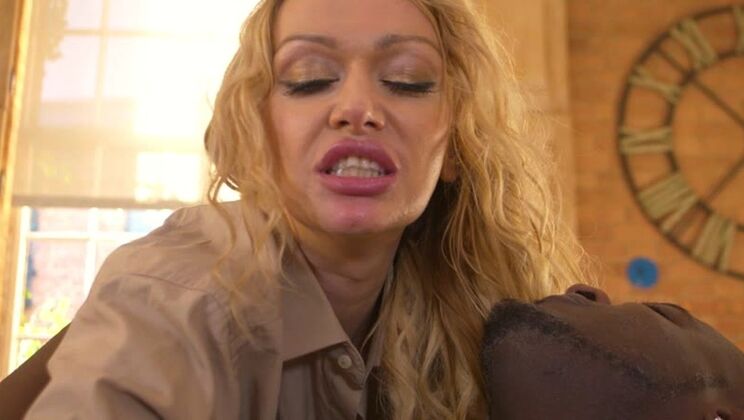 [PornWorld] - Amber Jayne Sucks Cock on the Couch - Antonio Black - Amber Jayne