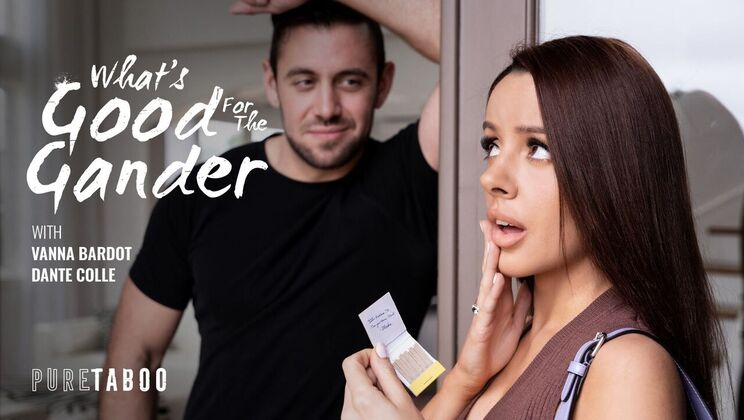 [PureTaboo] - Brunette's Doggystyle and Blowjob Pleasure - Vanna Bardot - Dante Colle