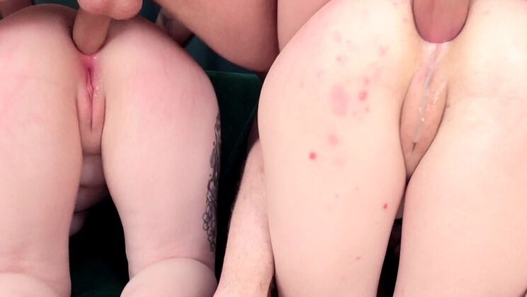 [ErikaKortiStudio] - Teen Babes Sofia Rush and Shinobu Kocho in a Gangbang Delight