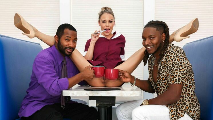 [BlacksonBlondes] - Summer Vixen's Facial and Pussy Licking - Tee Reel - Summer Vixen - Goldey