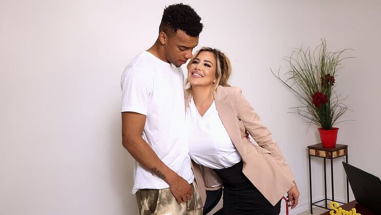 [FantasyMassage] - Stepfamily Sex: Big Tits Blonde Takes Big Cock - Caitlin Bell - Lawson Jones