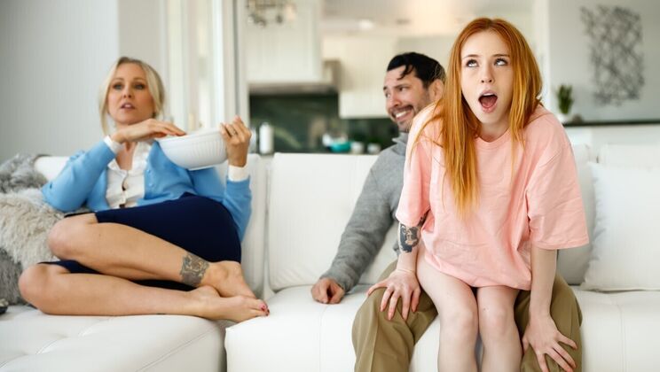 [Dilfed] - Stepdaughter Gets Cum on Tits - Tommy Pistol - Madi Collins