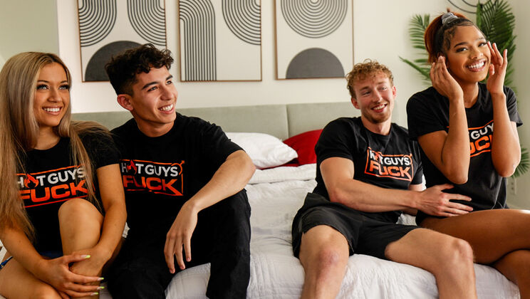 [HotGuysFuck] - Shaved and Ready: Francesca Rossi and Johnny Ortega's Hookup - Brianna Moore - Francesca Rossi - Cody Kaladin - Johnny Ortega